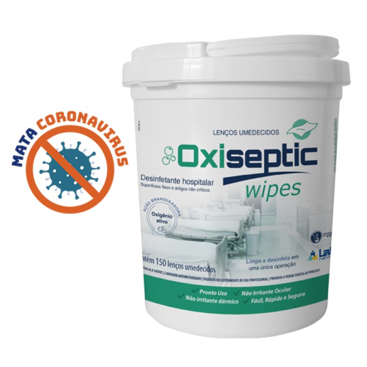 Oxiseptic Wipes - 150 lenços